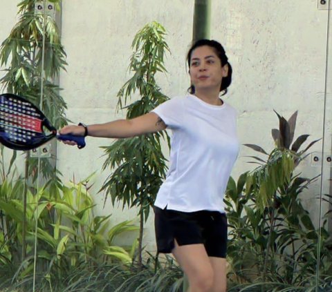 10 Photos of Lulu Tobing Practicing Padel, Focused on Her Appearance!