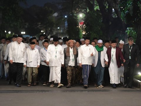 FOTO: Suasana Hikmat Zikir dan Doa Kebangsaan di Istana Merdeka untuk Bulan Kemerdekaan 79 Tahun RI