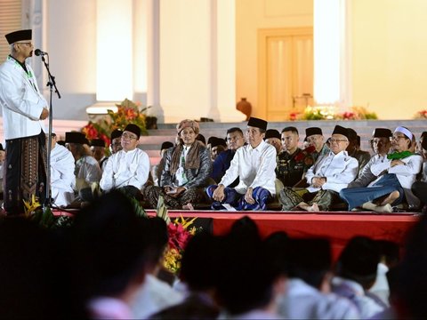 FOTO: Suasana Hikmat Zikir dan Doa Kebangsaan di Istana Merdeka untuk Bulan Kemerdekaan 79 Tahun RI