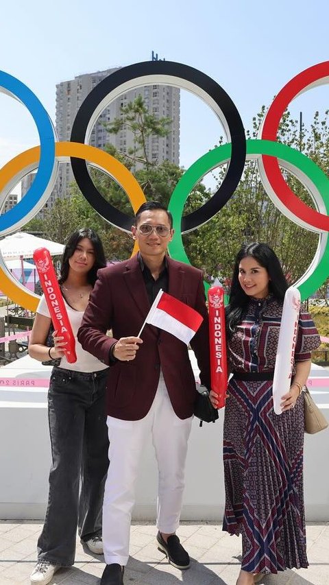 Potret Almira Anak Annisa Pohan Nonton Langsung Olimpiade di Paris, Makin Cantik dan Tinggi