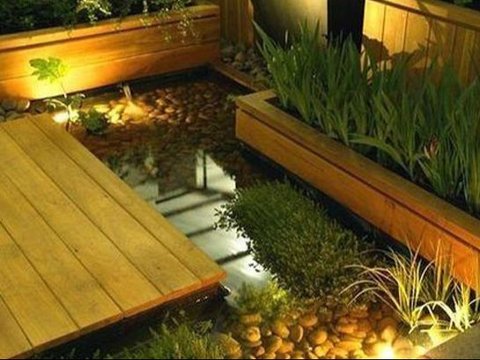 Kolam ikan mini. Sumber: Hgtv
