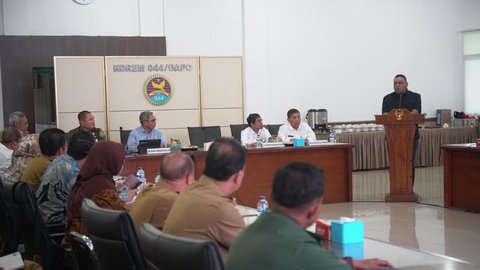Rakor percepatan pompanisasi dan Pertambahan Areal Tanam di Palembang