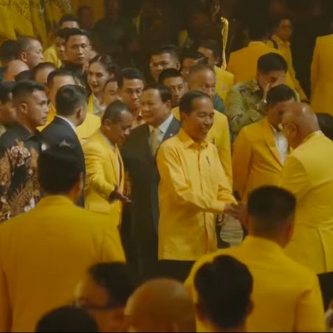 Presiden Jokowi menghadiri penutupan Munas Golkar di JCC, Jakarta. (Istimewa)