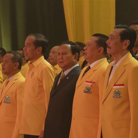 Jokowi di Munas Golkar
