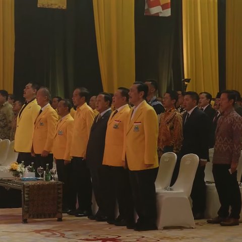 Jokowi di Munas Golkar