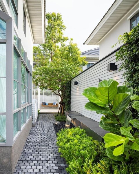 Ilustrasi Desain Taman Minimalis Modern
