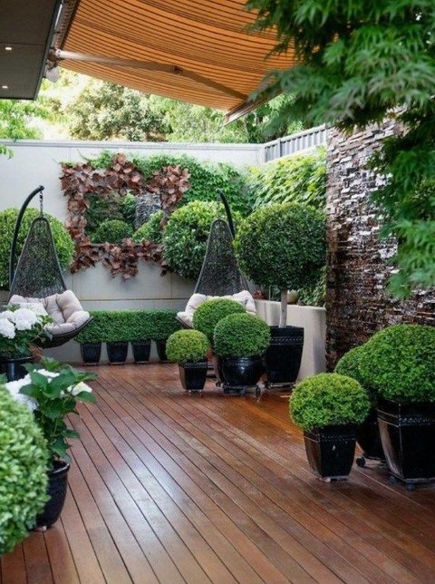 Ilustrasi Desain Taman Minimalis Modern