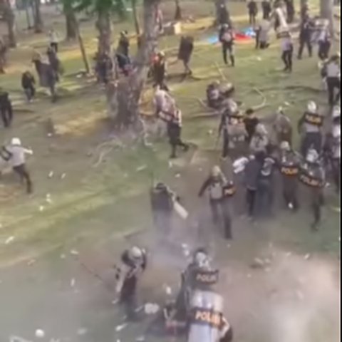 Profesor di Amerika Soroti Aksi Polisi Pukuli Demonstran Tolak RUU Pilkada, Sosoknya Bukan Orang Sembarangan