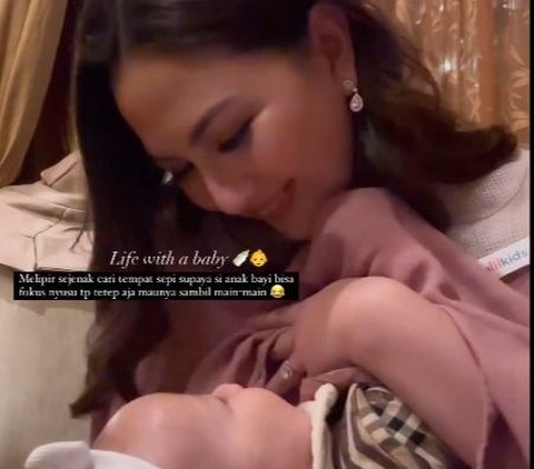 Penampilan Jessica Mila di Pernikahan Clarissa Tanoe di AS: Baby Kyarra Juga Modis!