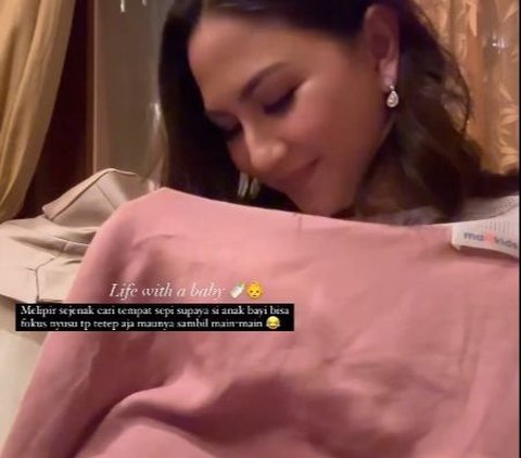 Penampilan Jessica Mila di Pernikahan Clarissa Tanoe di AS: Baby Kyarra Juga Modis!