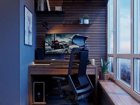 6. Desain Kamar Gaming Simpel untuk Apartemen