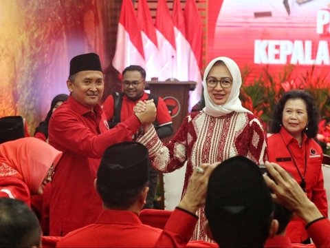 FOTO: Senyum Lebar Megawati Soekarnoputri Umumkan Bakal Calon Kepala Daerah 2024, Ada Airin-Sumardi hingga Andika-Prihadi Maju Pilkada