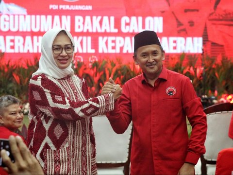 FOTO: Senyum Lebar Megawati Soekarnoputri Umumkan Bakal Calon Kepala Daerah 2024, Ada Airin-Sumardi hingga Andika-Prihadi Maju Pilkada