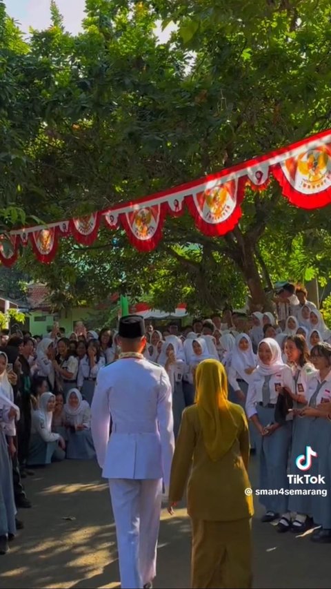 Viral, Ini Momen Penyambutan Akmal Faiz Paskibraka Nasional 2024 Asal Semarang