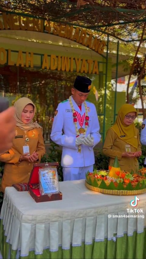 Viral, Ini Momen Penyambutan Akmal Faiz Paskibraka Nasional 2024 Asal Semarang