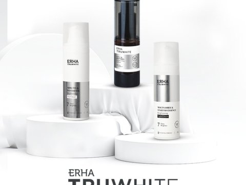Rangkaian skincare dari ERHA Truwhite. (dok. ERHA)