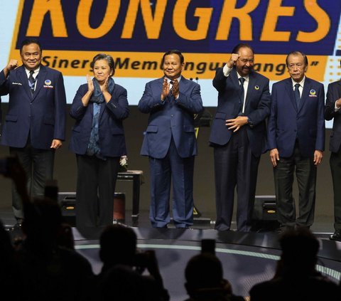 FOTO: Guyonan Prabowo Goda Surya Paloh, dari Ungkit Anies Baswedan hingga Susupkan Kader Gerindra ke NasDem