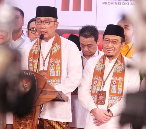 RK menyatakan, singkatan yang akan mereka pakai adalah Ridho alias Ridwan Kamil-Suswono. Foto: Liputan6.com/Angga Yuniar<br>