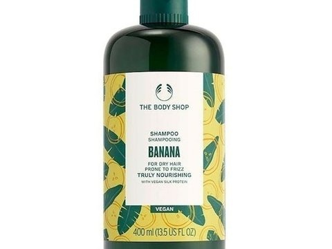 5. The Body Shop Banana Truly Nourishing Shampoo