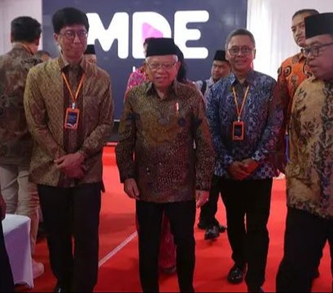 FOTO: Momen Wapres Ma'ruf Amin Resmikan Gedung Baru ATVI-IMDE