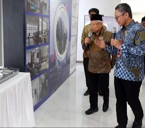 FOTO: Momen Wapres Ma'ruf Amin Resmikan Gedung Baru ATVI-IMDE