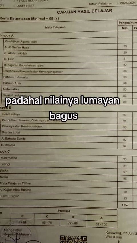 Classmates are anxious about not being promoted to the next grade even though their report card grades are all good; the reason is facepalm-worthy.