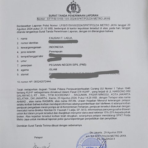 Kasus broker pengadaan alsintan