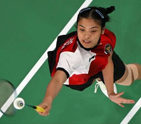 FOTO: Sampai Berdarah-darah, Ini Perjuangan Gregoria Mariska Hadapi An Se-young di Semifinal Olimpiade 2024