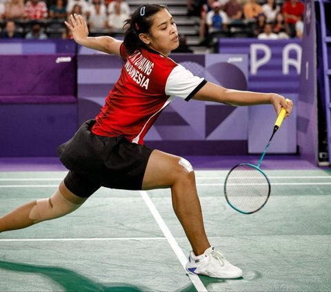 FOTO: Sampai Berdarah-darah, Ini Perjuangan Gregoria Mariska Hadapi An Se-young di Semifinal Olimpiade 2024