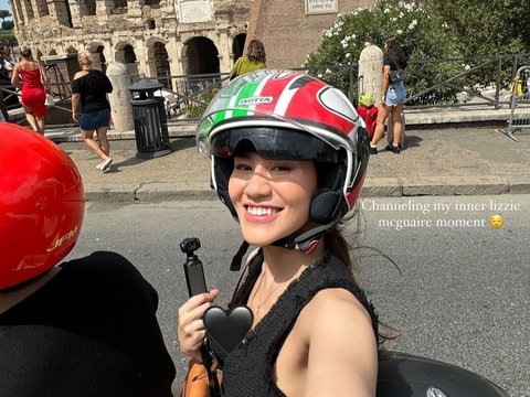 10 Potret Aaliyah Massaid dan Thariq Halilintar saat Honeymoon di Italia, Jalan-jalan Naik Vespa Romantis Banget!