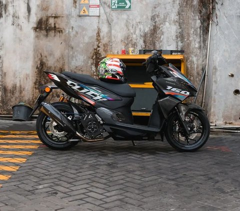 Modifikasi Honda Vario 160 Murah Meriah untuk Pelajar, Cocok untuk Sunmori