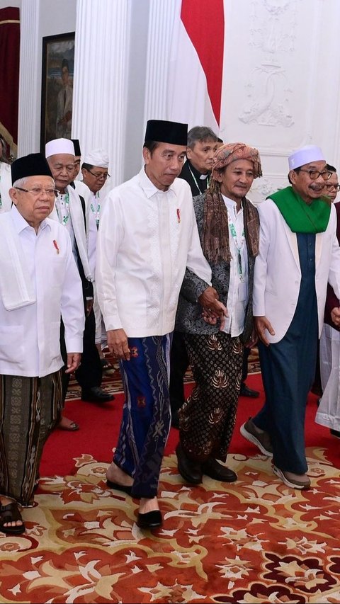 Kata-kata Menyentuh Hati Ketum MUI, Jokowi Berkaca-kaca Dibilang Kurus Tak Pikir Diri Sendiri  <br>