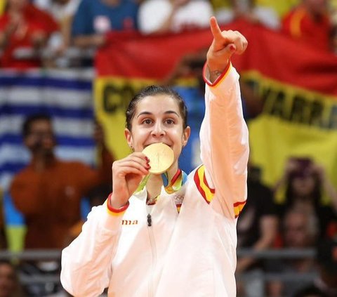 Gagal Melaju ke Final Olimpiade Paris karena Cedera, Ini Sosok Pebulutangkis Spanyol Carolina Marin