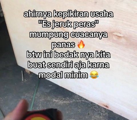 Modal Rp 4 Juta, Pemuda Ini Sukses Buka Usaha Minuman Es Jeruk hingga Habiskan 1,5 Kuintal Jeruk/bulan