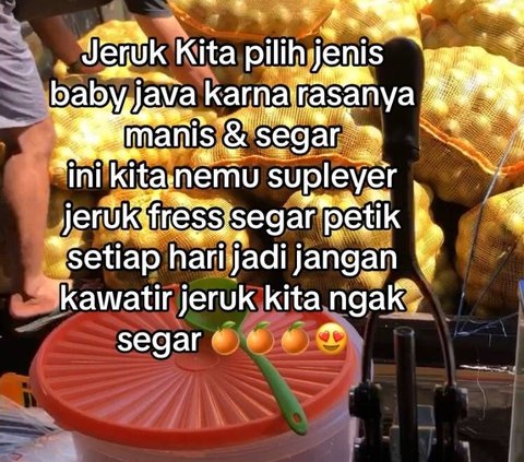 Modal Rp 4 Juta, Pemuda Ini Sukses Buka Usaha Minuman Es Jeruk hingga Habiskan 1,5 Kuintal Jeruk/bulan