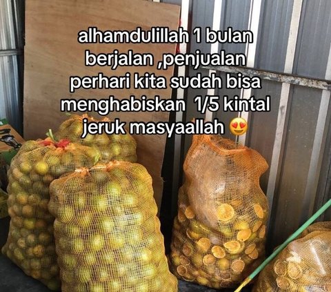 Modal Rp 4 Juta, Pemuda Ini Sukses Buka Usaha Minuman Es Jeruk hingga Habiskan 1,5 Kuintal Jeruk/bulan