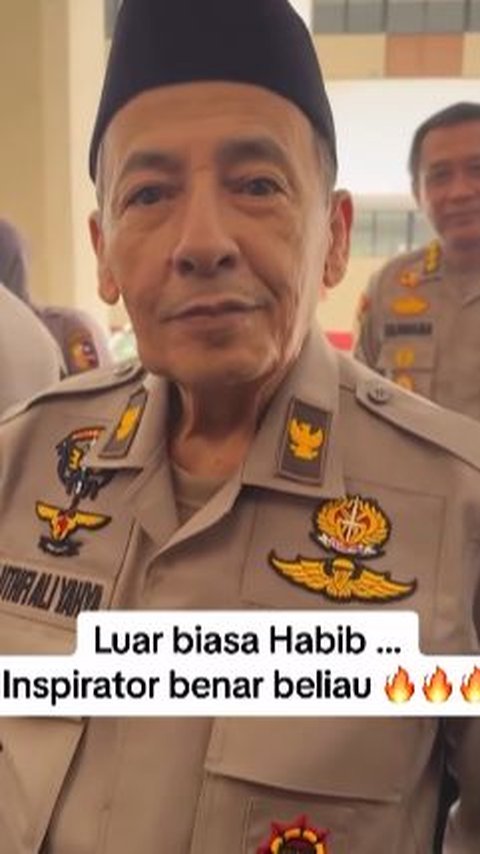 Kenakan Seragam Polri, Habib Luthfi bin Yahya Beri Pesan Mendalam Untuk Para Taruna