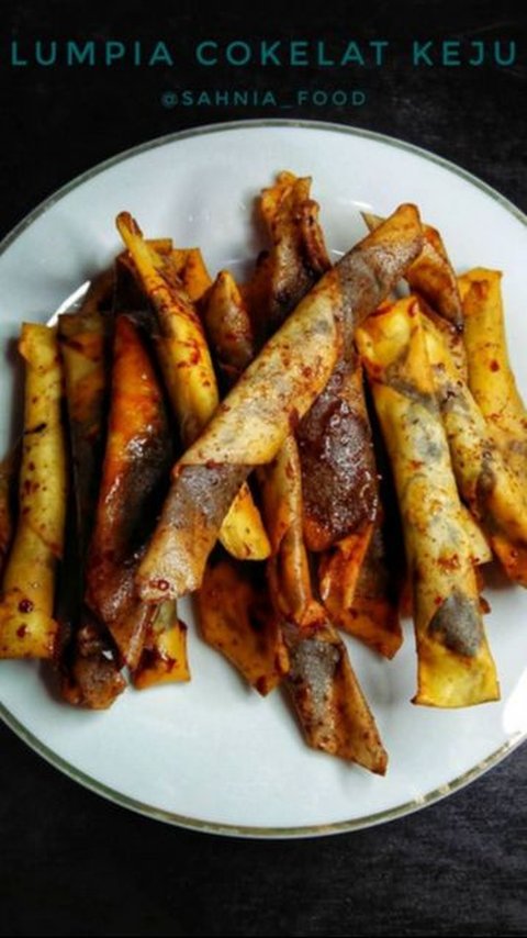 Resep Olahan Kulit Lumpia: Lumpia Cokelat Pisang<br><br>