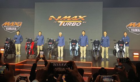 Ada lima varian yang disediakan dalam jajaran NMAX terbaru, semuanya adalah varian 