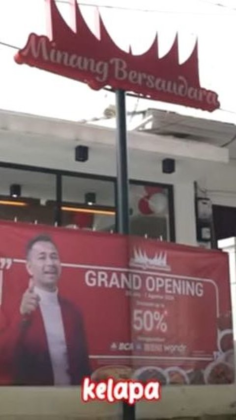 Kembali Gandeng Pelaku UMKM, 9 Potret Restoran Padang Terbaru Raffi Ahmad Kini  Punya Dua Cabang