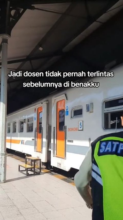 Berangkat Naik Kereta hingga Jalan Kaki 30 Menit, Pria Ini Bagikan Pengalaman Kerja Hari Pertama jadi Dosen