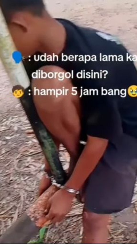 Tega Banget! Mandor Perusahaan Borgol Bocah Ambil Brondolan Sawit Sampai 5 Jam Tak Dilepas, ini Potretnya