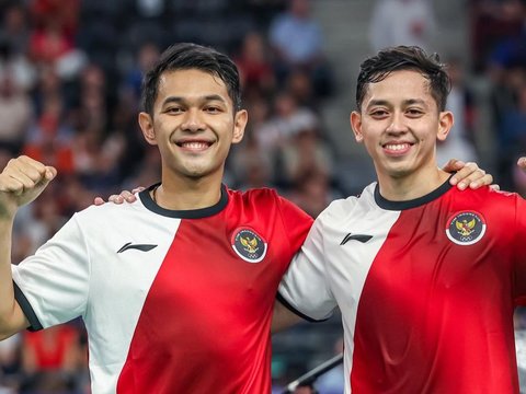 Momen Fajar Alfian dan Rian Ardianto Tiba di Tanah Air usai Tampil di Olimpiade Paris 2024, Diam Tanpa Kata