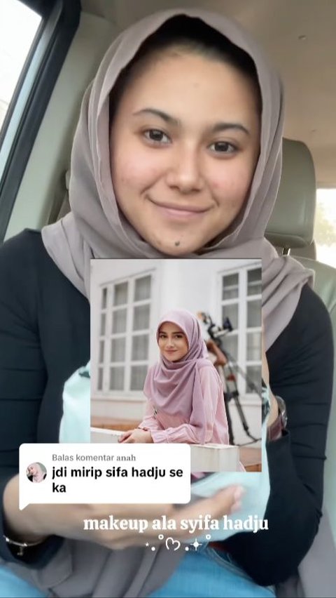 Instagram Celebrity Imitates Makeup Like Syifa Hadju, The Result is Very Similar!