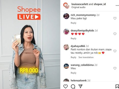 Mami Louisse Kembali Pandu Shopee Live, Ada Flash Sale Mobil Toyota Cuma Rp8 Ribu!