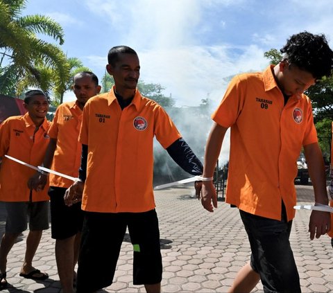 FOTO: Penampakan 1,2 Ton Ganja dan Ratusan Kilogram Sabu yang Dimusnahkan Polda Aceh