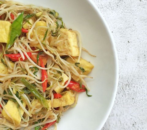 Stir-fried Tofu and Bean Sprouts, Healthy Budget-Friendly Menu ala Warteg