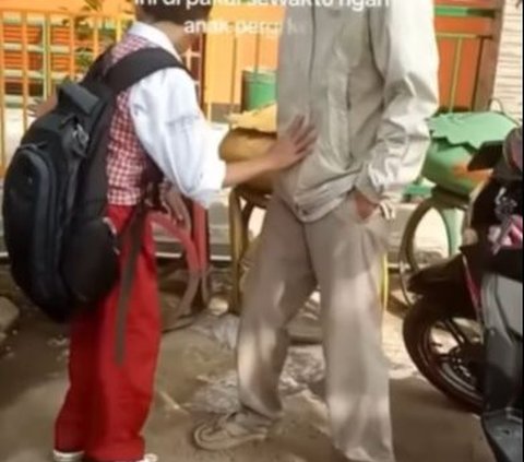 Father Wears the Same Jacket When Picking Up His Child from Elementary School to Accompanying Him Climbing a Mountain, Netizens: I Thought the Jacket Was Expensive