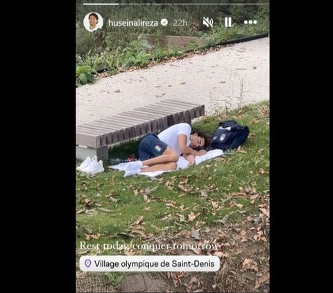 Viral Handsome Italian Athlete Sleeping on the Grass Like a Homeless Person in Paris