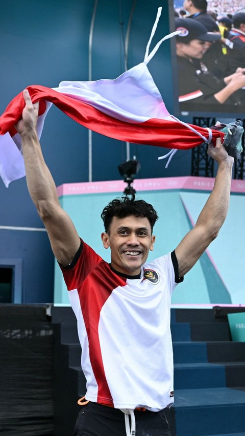 Sejauh ini, kontingen Indonesia telah mempersembahkan dua medali, yaitu emas dan perunggu. Foto: Jonathan NACKSTRAND / AFP